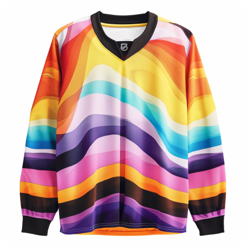 Hockey Jersey: Rainbow