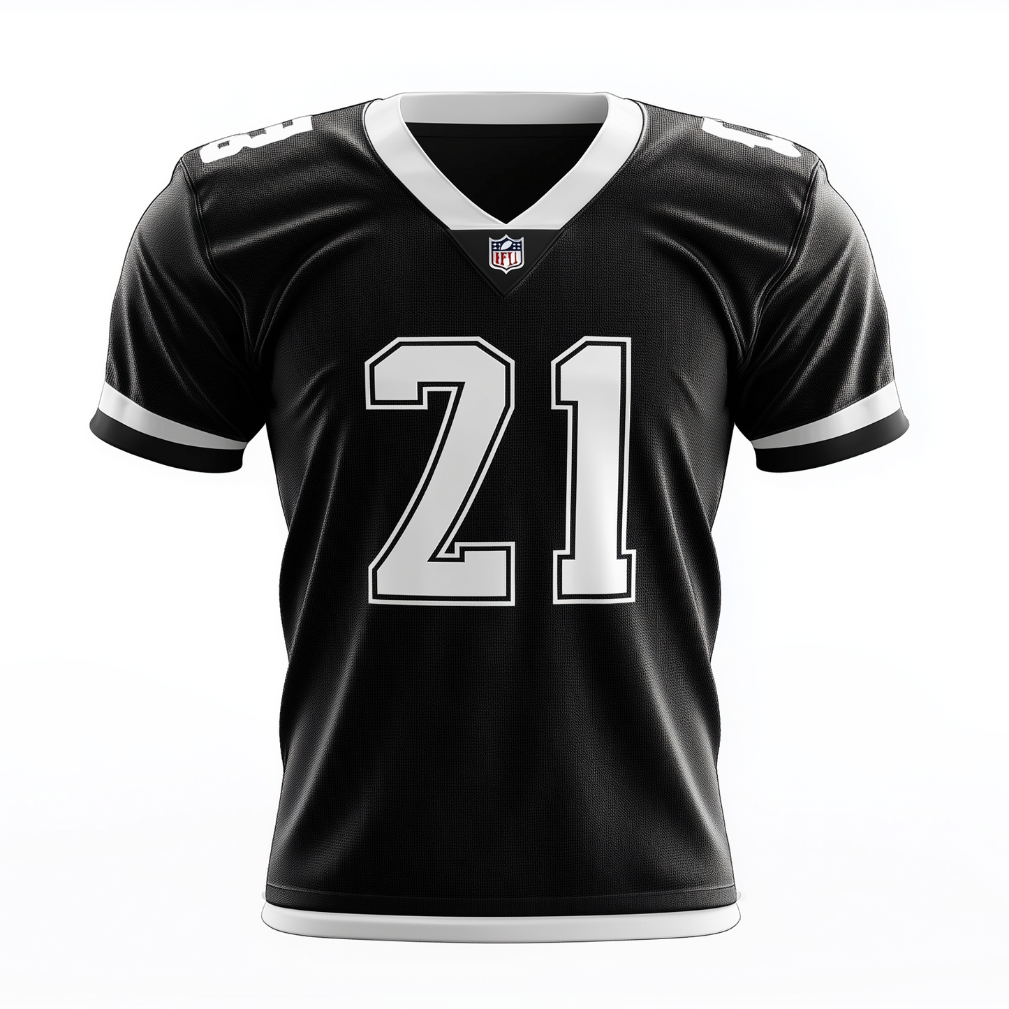 Football Jersey - Black and White