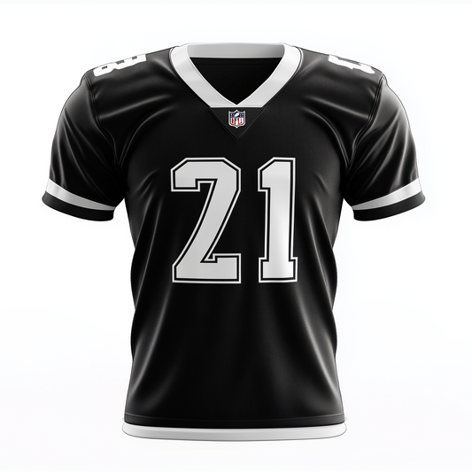 Football Jersey - Black and White
